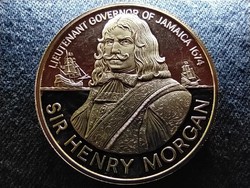 Jamaica Sir Henry Morgan .925 ezüst 10 Dollár 1974 FM PP (id61450)