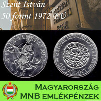 Szent István ezüst 50 forint 1972