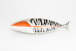 Drasche porcelán hal alakú tál