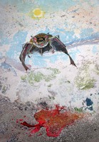 Robert Ottiger svájci festőművész festménye
