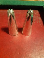 Interesting pair of old art deco spices (salt, pepper)