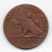 Belgium 1 belga cent, 1901
