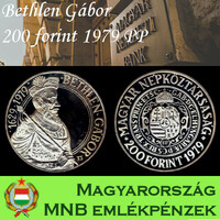 Bethlen ezüst 200 forint PP 1979