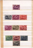 Magyarország forgalmi bélyegek 1950