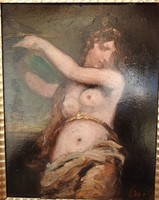 Gyula Éder - Salome, Herod's Daughter - Oil/Fa Painting