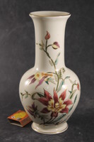 Zsolnay orchideás nagyméretű váza 587