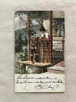 Antik hosszúcímzéses képeslap