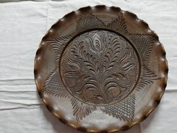 Korondi nagyméretű fali tányér Lukács Máté