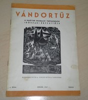 Rare! Wandering Fire, periodical bulletin of Hungarian literary societies, June 4, 1947