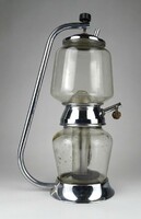 1I993 old working art deco glass flask coffee maker 38 cm