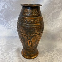 Decorative copper vase