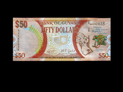 Unc - $ 50 - Guyana - Commemorative banknote
