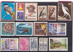 Stamp package / abroad /