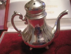 6 cm jug with silver-plated tea grass holder and spice threaded lid for sale