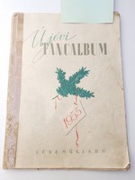 Régi kottafüzet 1955 Újévi táncalbum