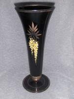 Retro színes üveg váza 31 cm (ap)
