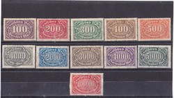 Német birodalom forgalmi bélyegek 1922-1923