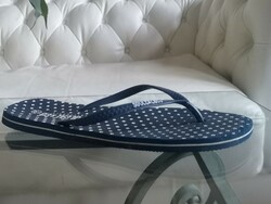 41-42-Es soulcal&co california beach slippers, flip-flops, flip-flops, blue-white