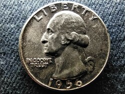 USA Washington silver quarter dollar .900 ezüst 0.25 Dollár 1956 EXTRA (id60900)