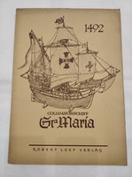 Vitorláshajó modellező füzet - Columbus hajója a Santa Maria