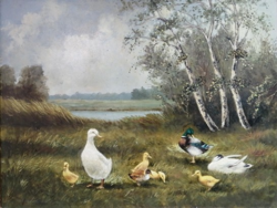 Unknown painter wild ducks