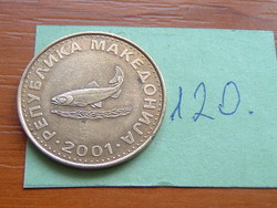 Northern Macedonia (Macedonia) 2 denari 2001 ohrid trout 120.