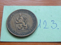Czechoslovakia 1 crown 1969 kremnica as, 123.