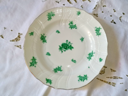 Ó Herendi,  zöld eton mintás tányér hiánypótlásra