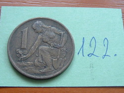 CSEHSZLOVÁKIA 1 KORONA 1968  Kremnica Mint, 122.