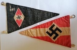 2 pcs nsdap Nazi, swastika Hitler Jugend flag, flag