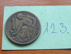 CSEHSZLOVÁKIA 1 KORONA 1963  Kremnica Mint, 123.
