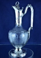 Special, antique, silver decanter, Paris, CA. 1890 !!!