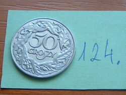 LENGYEL 50 GROSZY 1923 W Varsó, 98% nickel  124.