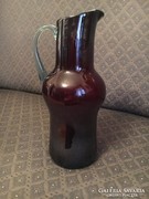 Dalette, Paris. French Art Deco Artist Glass Jug