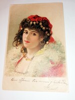 Glitter art sheet from 1900! 244.