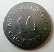 Weimar 10 Pfennig T1 Cassel R 1917 RR