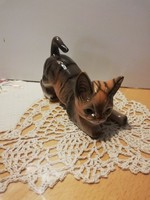 Mesés festésű, angol porcelán cica