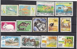 Stamp pack animals / abroad /