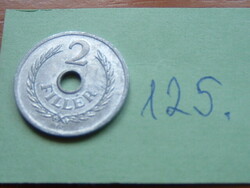 Hungarian People's Republic 2 pence 1953 alu. 125.