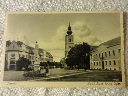 Régi képeslap:Szentes, Szent Imre herceg útja, 1941