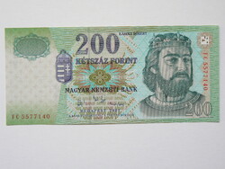 200 HUF banknote, 2007 fc series, unc.