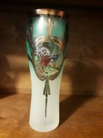 Ornate glass chalice.
