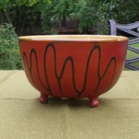 Retro / old ceramic deep bowl / pot type