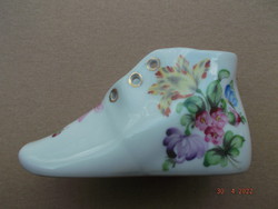 Herendi porcelán - virág mintás cipő