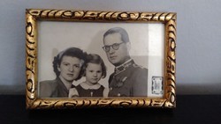 Antique soldier family photography, studio photo of Rozgonyi court and chamber photographer circa 1930
