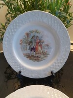 Romantic scene with small plates in a pair of Bavaria Schumann Arzberg