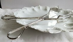 Silver-plated cake tongs 20cm