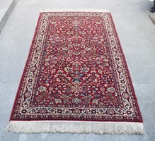 Keleti perzsa mintás szőnyeg szép megkímélt állapotban , sűrű gyapjú szövés 160 x 90 cm +rojt