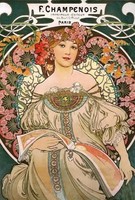 Alfons mucha - f. Champenois (poster)
