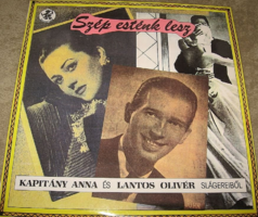 Sample will be a nice evening / Captain Anna and Oliver Lantos Hungarian 1990 vinyl record